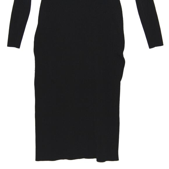 Rag & Bone Asher Midi Dress Black Size Large - Picture 8 of 11